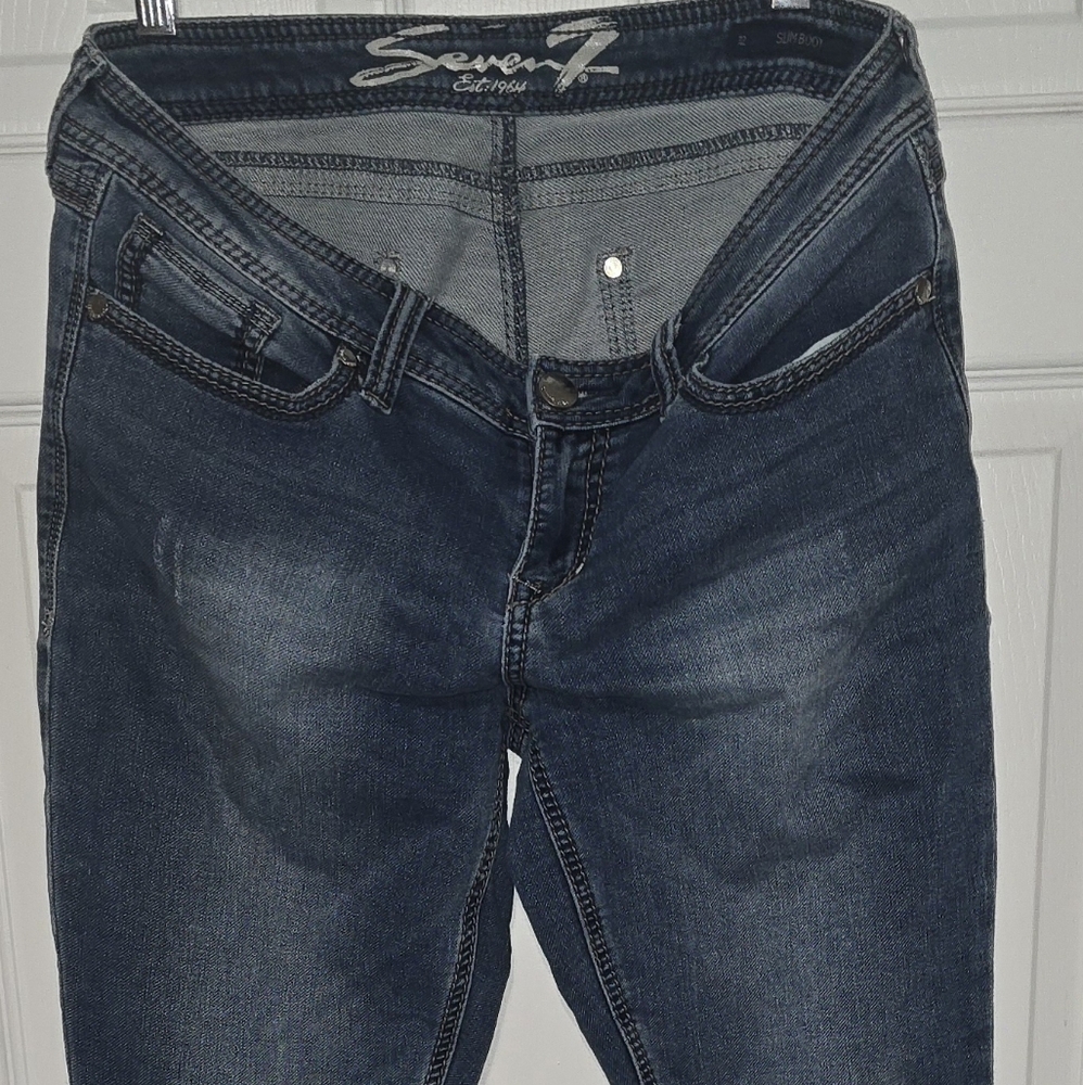 Blue Size 12 slim boot seven7 denim jeans